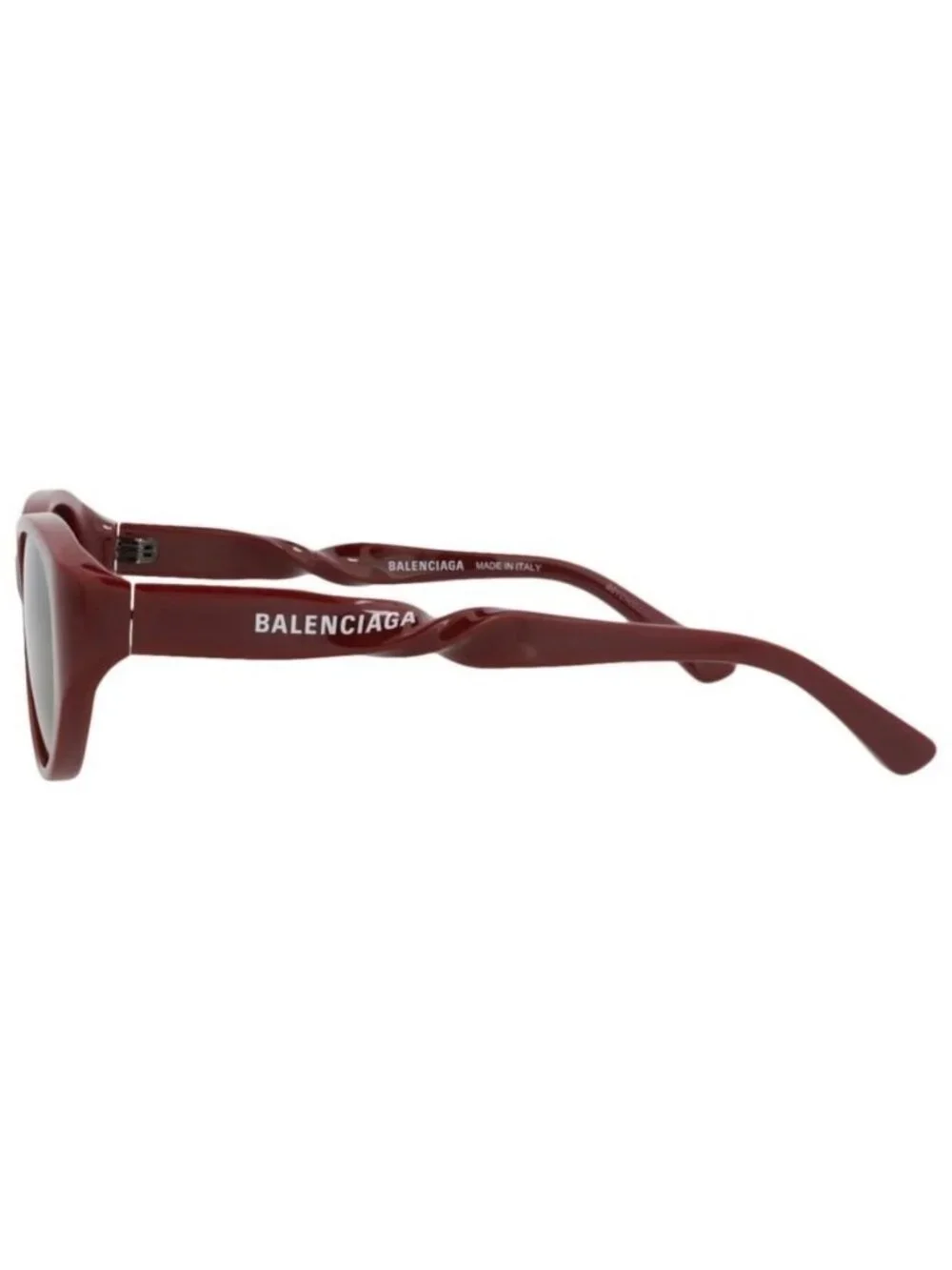 New Balenciaga Womens Round/Oval Burgundy Burgundy Grey Fashion Designer Sunglas